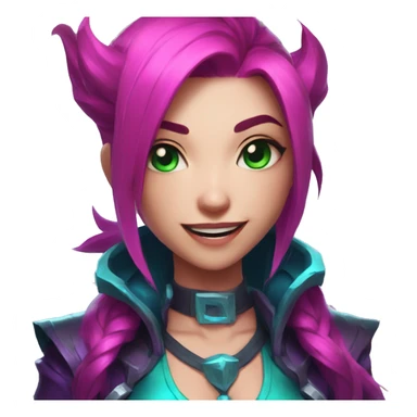 League of legends wild rift jinx sticker