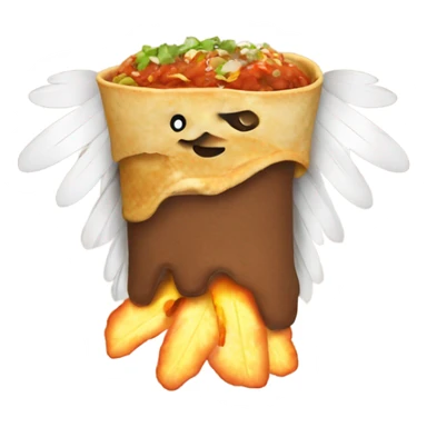 Enchilada with wings  sticker