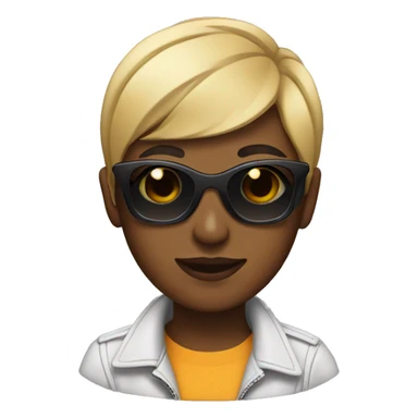 Lesbian with sunglasses  sticker