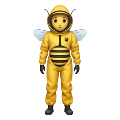 make bee protective suit emoji sticker