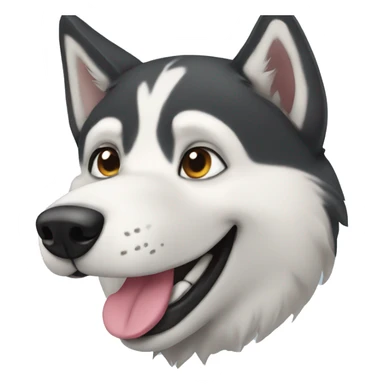 Husky dog sticker