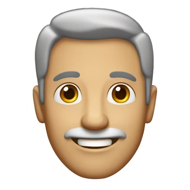 happy middle age male sticker