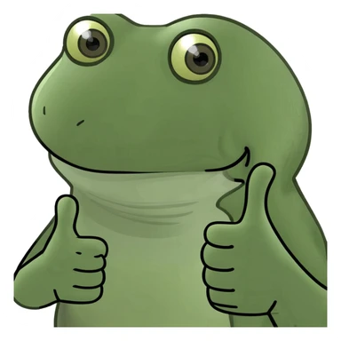 4 thumbs up sticker