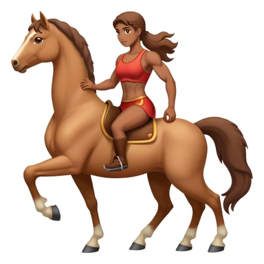 centaur, half horse half woman,  sticker