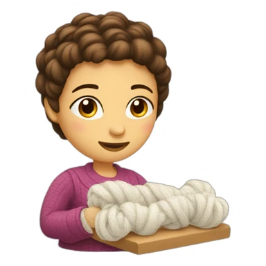 maman qui tricote sticker