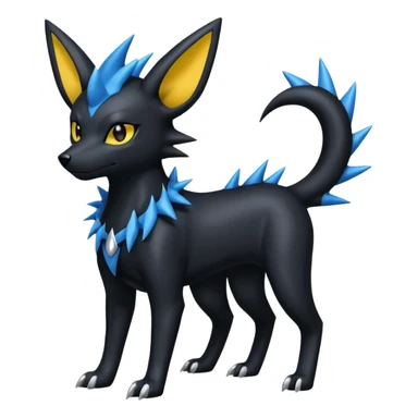 Luxray-Umbreon-Houndoom-Pokémon-Fakémon-hybrid-creature sticker