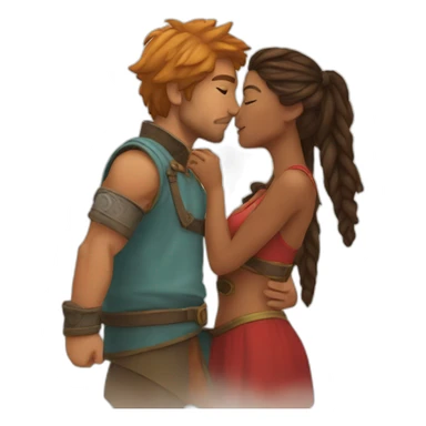 Laink and Terracid kissing sticker