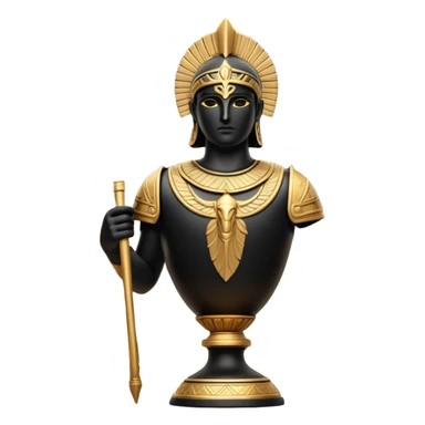 Cinematic-realistic Grecian urn, an exquisite black-figure pottery masterpiece resting in the dim glow of an ancient temple. Intricate golden depiction of a warrior holding a spear, telling timeless myths of heroism and tragedy.  sticker