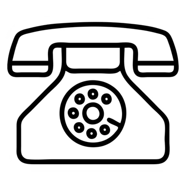 ancien téléphone sticker