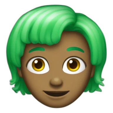 Oompa Loompa With Green Hair sticker