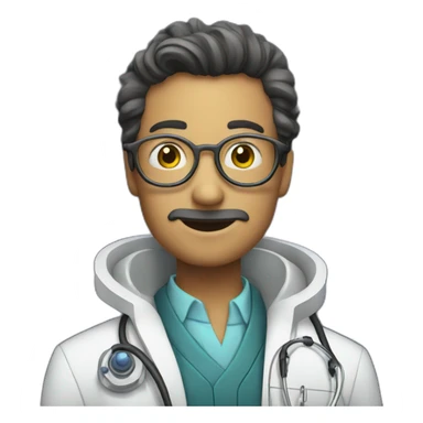 Doctor-telescope-space sticker