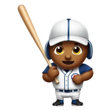Sausage wearing a baseball uniform  sticker