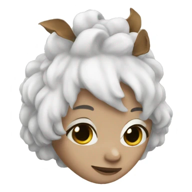 White pulits sticker