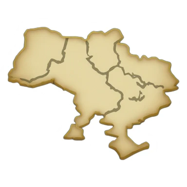 map of Ukraine sticker