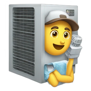 air-conditioning sticker