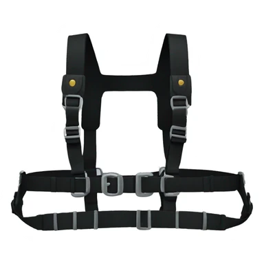 Black chest harness sticker