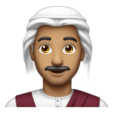 qatari man sticker