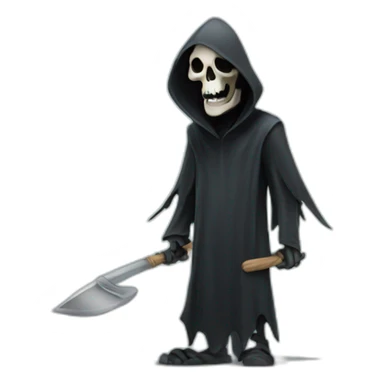 timesheet grim reaper sticker