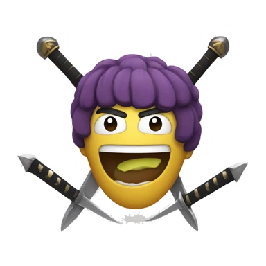 Figs with swords sticker