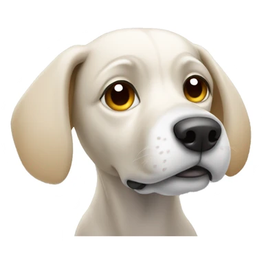 Dog sniffing  sticker