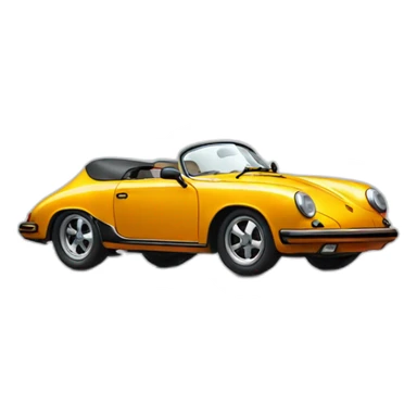 porsche speedster sticker