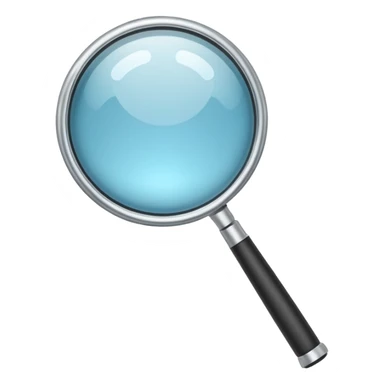 magnifier glass sticker