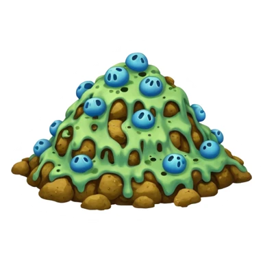 rotten food, no face, no people sticker