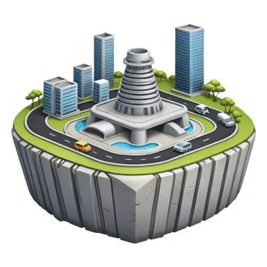 island infrastructure  sticker