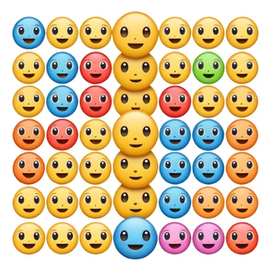 Emojis fofos sticker