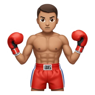 Boxer çıkartan sticker