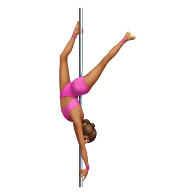 Crée un émoji d’une personne qui fait du pol dance sticker