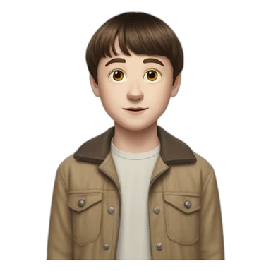 Noah Schnapp from stranger things sticker