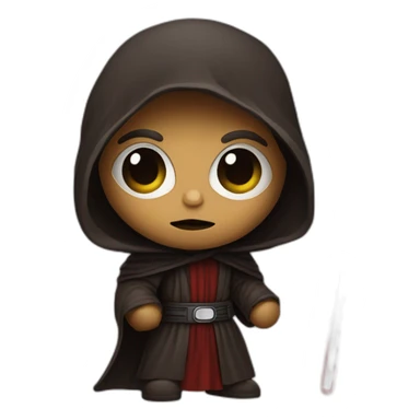 Cookiesmonster as sith jedi sticker