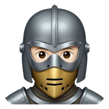 Sad Knight with mask sticker