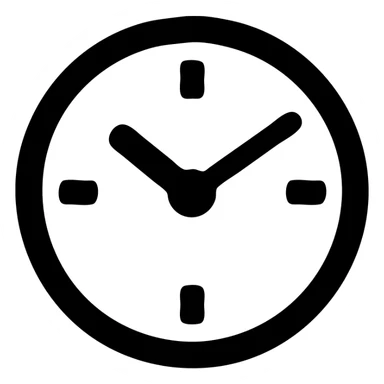 red wall clock sticker