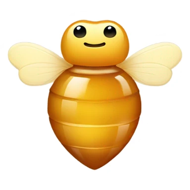 Honey heart emoji sticker