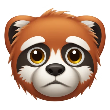 coding tired red panda sticker