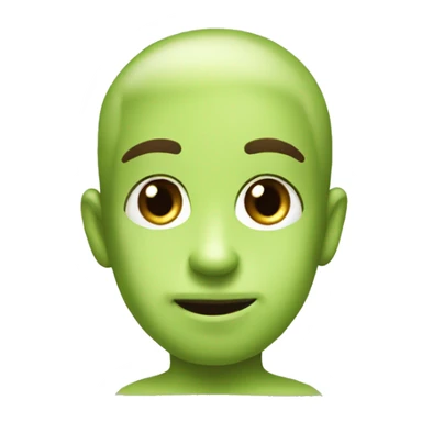 Cute human like pistachio  sticker