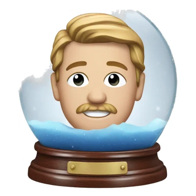 titanic in snow globe sticker