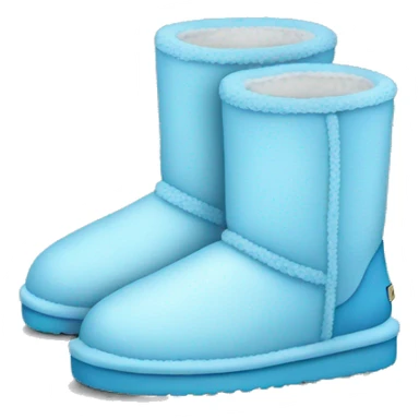 Baby blue uggs sticker