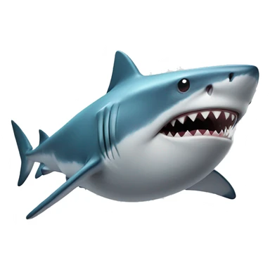 Shark with lazer strapped to its head sticker