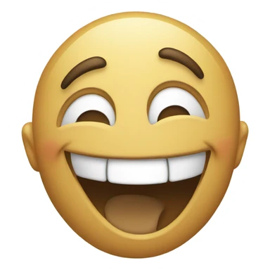 laughing emoji pointing at but white sticker