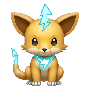 Cute animal hybrid Fakemon full body, electric type sticker