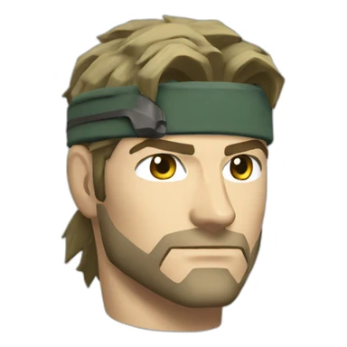 Solid Snake from metal gear sticker