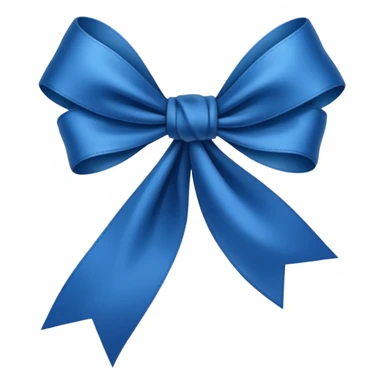 Laço azul escuro sticker