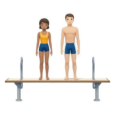 A person standing at the edge of a diving board, looking nervous. Below them is a pool of water labeled “Confidence.” Instead of hesitating, they count 5-4-3-2-1 and jump in, representing taking action despite fear.  sticker