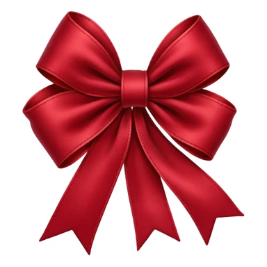 Velvet ribbon sticker