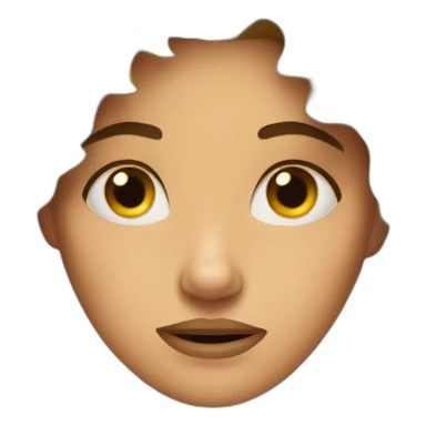 afraid woman sticker