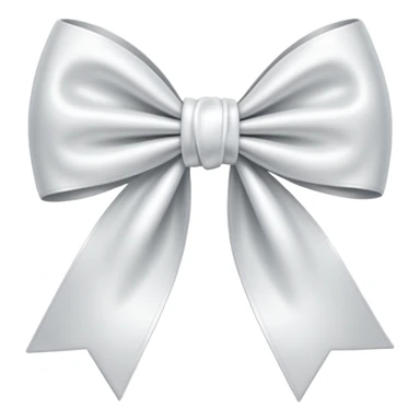 White Bowemoji sticker