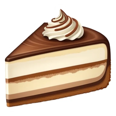 Tiramisu cheesecake slice  sticker